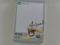 Cute Kawaii Crux Koneko Cafe Cat Love It Mini Notepad / Memo Pad - A - Stationery Design Writing Collection