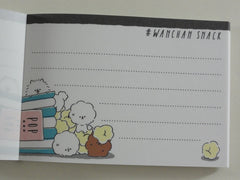 Cute Kawaii Crux Popcorn Wanchan Snack Dog Mini Notepad / Memo Pad - Stationery Design Writing Collection