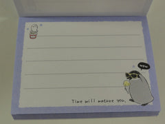 Cute Kawaii Kamio Penguin Relax Time Mini Notepad / Memo Pad - Stationery Designer Paper Collection