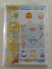 Cute Kawaii Crux Yummy Food theme MINI Letter Set Pack - Stationery Writing Note Paper Envelope