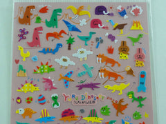 Cute Kawaii Mind Wave Dinosaurs Sticker Sheet - for Journal Planner Craft