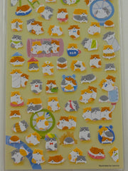 Cute Kawaii Mind Wave Hamsters Sticker Sheet - for Journal Planner Craft