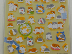 Cute Kawaii Mind Wave Hamsters Sticker Sheet - for Journal Planner Craft