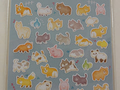 Cute Kawaii Mind Wave Dog Cat Bear Bird Pig Racoon Fox Panda Hamsters Llama Sticker Sheet - for Journal Planner Craft
