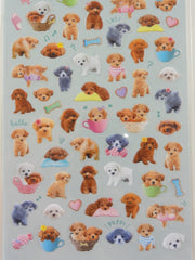Cute Kawaii Mind Wave Dogs Puppies Sticker Sheet - for Journal Planner Craft