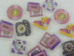 Cute Kawaii Crux Candy Drop Style Flake Stickers Sack - Music and Fun - for Journal Planner Agenda Craft Scrapbook