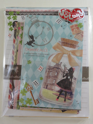 Cute Kawaii Q-Lia Dramatic Alice Letter Set Pack - Penpal Stationery Writing Paper Envelope