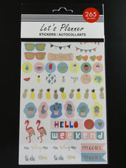 Cute Kawaii Planner Sticker Book - for Journal Diary Agenda Organizer Scrapbook