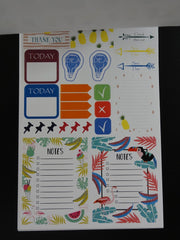 Cute Kawaii Planner Sticker Book - for Journal Diary Agenda Organizer Scrapbook