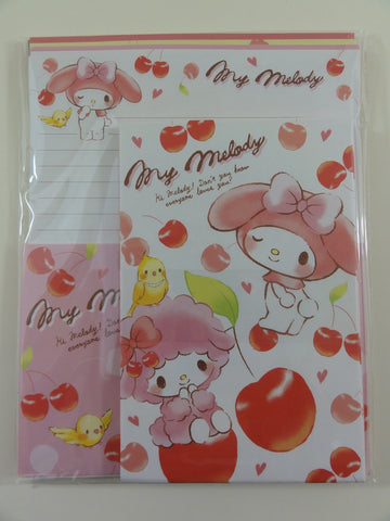 Cute Kawaii Sanrio My Melody Cherry Letter Set Pack - Stationery Penpal Writing Paper Envelope