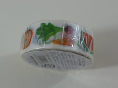 Cute Kawaii MW Foodies Washi / Masking Deco Tape - C - Fruits and Vegetables - for Scrapbooking Journal Planner Craft