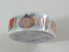 Cute Kawaii MW Foodies Washi / Masking Deco Tape - C - Fruits and Vegetables - for Scrapbooking Journal Planner Craft