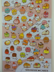 Cute Kawaii Mind Wave Sweet Fruit Cakes Sticker Sheet - for Journal Planner Craft