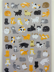 Cute Kawaii Mind Wave Cat Kitten Sticker Sheet - for Journal Planner Craft