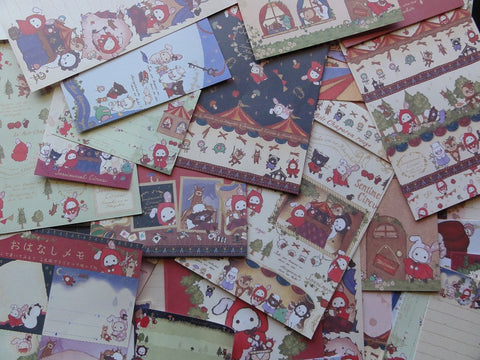 z San-X Sentimental Circus Red Riding Hood Stationery Set