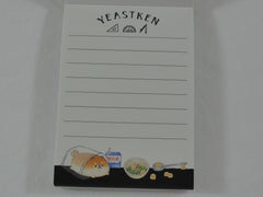 Cute Kawaii Kamio Bread Yeastken Bakery Cafe Mini Notepad / Memo Pad - A - Stationery Designer Writing Paper Collection
