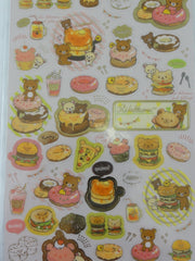 Cute Kawaii San-X Rilakkuma Deli Sticker Sheet - B Doughnuts - for Journal Planner Craft