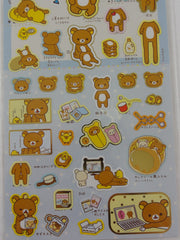 Cute Kawaii San-X Rilakkuma Classics Sticker Sheet - A - for Journal Planner Craft