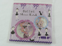 Cute Kawaii Ballet Ballerina Flake Stickers Sack D - Shinzi Katoh Japan - for Journal Agenda Planner Scrapbooking Craft
