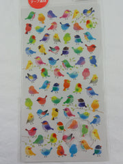 Cute Kawaii Mind Wave Bird Birds Sticker Sheet - for Journal Planner Craft