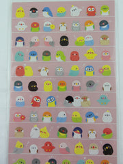 Cute Kawaii Mind Wave Bird Birds Sticker Sheet - for Journal Planner Craft