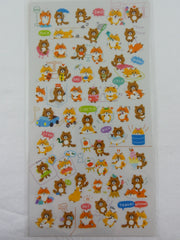 Cute Kawaii Mind Wave Racoon Fox Nature Forest Sticker Sheet - for Journal Planner Craft