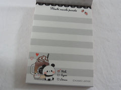 Cute Kawaii Kamio Mochi Panda Mini Notepad / Memo Pad - K - Stationery Designer Writing Paper Collection