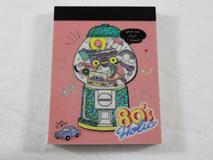 Cute Kawaii Crux 80's Holic Music Fun Gumball Mini Notepad / Memo Pad - Stationery Designer Paper Collection