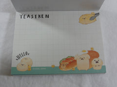 Cute Kawaii Kamio Bread Yeastken Bakery Cafe Mini Notepad / Memo Pad - E - Stationery Designer Writing Paper Collection