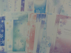 Cute Kawaii Winter Snow theme Letter Paper + Envelope Theme Set