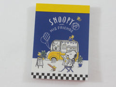 Cute Kawaii Snoopy Food Truck Reading Mini Notepad / Memo Pad - Stationery Design Writing Collection