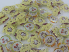 Cute Kawaii Candy Drop Style Flake Stickers Sack - Pom Pom Purin - for Journal Planner Agenda Craft Scrapbook Collectible Sanrio