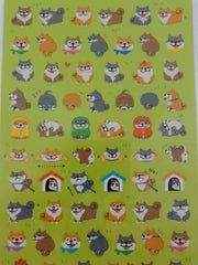 Cute Kawaii Mind Wave Dogs Puppies Sticker Sheet - for Journal Planner Craft