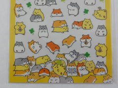 Cute Kawaii Mind Wave Hamster Pet Clover Sticker Sheet - for Journal Planner Craft