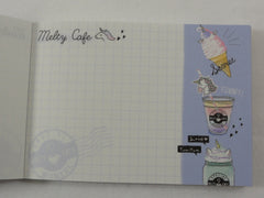 Cute Kawaii Crux Melty Cafe Coffee Drink Mini Notepad / Memo Pad - C - Stationery Designer Paper Collection