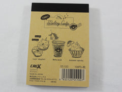 Cute Kawaii Crux Melty Cafe Coffee Drink Mini Notepad / Memo Pad - C - Stationery Designer Paper Collection