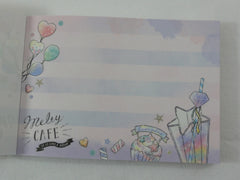 Cute Kawaii Crux Melty Cafe Coffee Drink Mini Notepad / Memo Pad - D - Stationery Designer Paper Collection