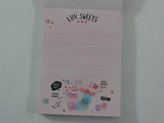 Cute Kawaii Q-lia  Sweet Strawberry Pink Soda Drink Donut Mini Notepad / Memo Pad - Stationery Designer Writing Paper Collection