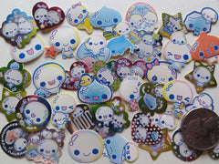 Water Soap Bubbles Flake Sack Stickers - 40 pcs