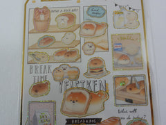 Cute Kawaii Kamio Bread Sticker Sheet - for Journal Planner Craft