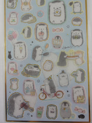 Cute Kawaii Kamio Hedgehog Sticker Sheet - for Journal Planner Craft