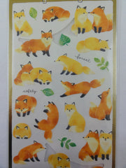 Cute Kawaii Mind Wave Weekend Market Series - Fox Sticker Sheet - for Journal Planner Craft
