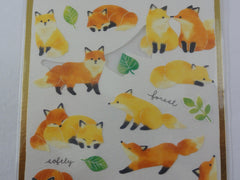Cute Kawaii Mind Wave Weekend Market Series - Fox Sticker Sheet - for Journal Planner Craft
