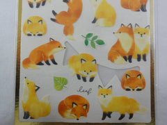 Cute Kawaii Mind Wave Weekend Market Series - Fox Sticker Sheet - for Journal Planner Craft