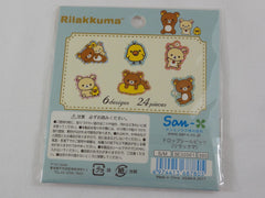 Cute Kawaii San-X Rilakkuma Bear Drop Seal Bits Style Flake Stickers Sack - D - for Journal Planner Agenda Craft Scrapbooking Collectible
