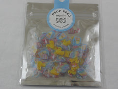 Cute Kawaii Crux Candy Drop Style Flake Stickers Sack - Soap Bath Rubber Ducky - for Journal Planner Agenda Craft Scrapbook