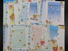 z San-X Rilakkuma Beach Summer Letter Paper + Envelope Theme Set