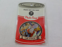 Cute Kawaii Q-Lia Mushroom Stickers Flake Sack