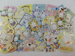 Sanrio Pochacco Dog Flake Sack Stickers - 38 pcs
