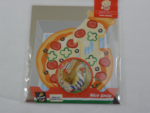Cute Kawaii Kamio Pizza Popcorn Gummy Bear Soda Flake Stickers Sack - Collectible - for Journal Planner Agenda Craft Scrapbook DIY Art